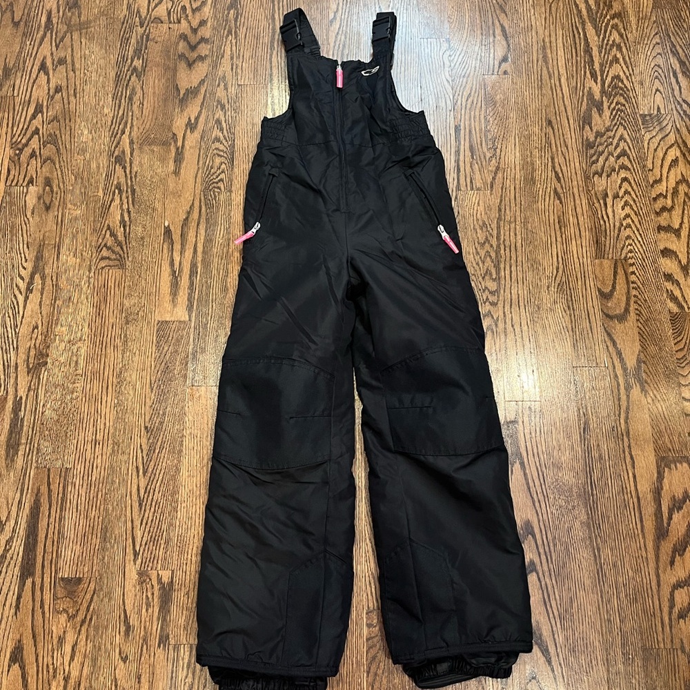 Girls C9 by Champion Black Overall Snow Bibs